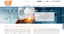 Desktop Screenshot of jff.de